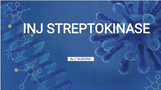 inj streptokinase STK uses administration Indication [upl. by Downey]