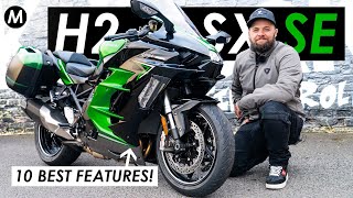 2022 Kawasaki H2 SX SE Review 10 BEST FEATURES [upl. by Ashly]