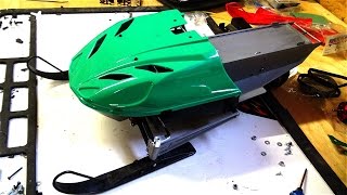 RC ADVENTURES  Art Attack Snow Mobile Build amp Summit Dual 820 Motor Swap [upl. by Thisbee]