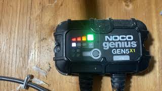 Noco Genius car battery charger  quick charger  how to revive Car dead battery [upl. by Etennaej579]