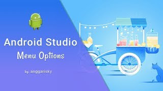 Add Menu in Android Studio Tutorial [upl. by Alilak]