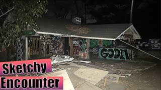 The abandoned hilltop house in Corona Ca at night [upl. by Kciv258]