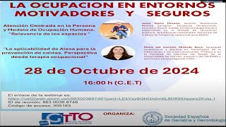 Webinar Día Internacional Terapia Ocupacional [upl. by Sulihpoeht]