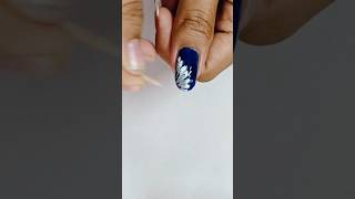 Simple nail polish with toothpick 😍shorts nailartdesignssimpleandeasy [upl. by Depoliti]