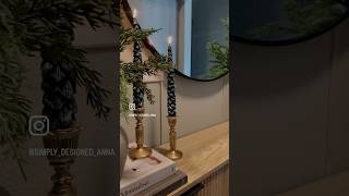 2024 Christmas decorate with me  entryway styling ideas 2024 [upl. by Nolly]