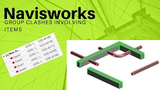 Navisworks Group Clashes Involving Items  Clash Detection [upl. by Aruasor]