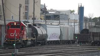 SD40 switching Neenah yard [upl. by Halas]