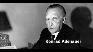 Founding fathers of the European Union Konrad Adenauer [upl. by Derwin]