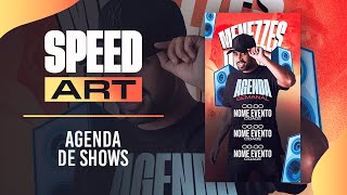 Speed Art  Agenda de Shows  01 [upl. by Boniface]