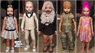 👶100 Baby Ped Collection for Gta 5 Fivem RP servers and Singleplayer Custom Toodler PedsKid Peds [upl. by Willdon]