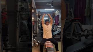 Tricep workout motivation gym short shortsvideo viralvideo king youtubeshorts [upl. by Oiznun]