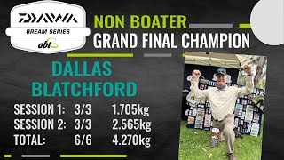 2024 Daiwa BREAM Series Grand Final  Non Boater Champion  Dallas Blatchford [upl. by Anuaik]