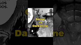 Garou vs Darkshine anime manga opm onepunchman garou darkshine [upl. by Tisha]