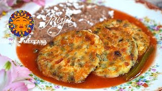 Tortitas de Nopales Con Queso Sin Capear [upl. by Anialem]