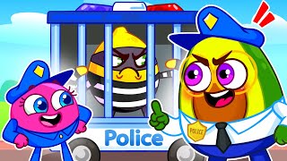 Police vs Runaway Thieves  Police Chase  Kids Cartoon  Safety Tips for Kids by Pit amp Penny Tales [upl. by Neeuq]