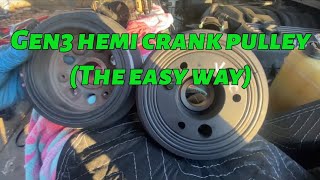 Pulling off a Hemi crank pulley with what [upl. by Oiluj]