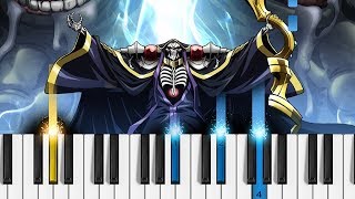 Overlord III Opening  quotVORACITYquot  Piano Tutorial [upl. by Beetner387]