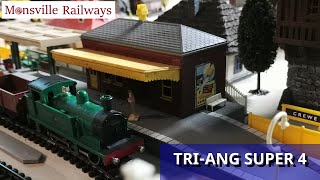 Vintage Triang Super 4 Pool Table Project Temporary Model Railway Layout  Part 7 [upl. by Corwun]