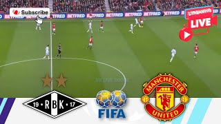 Rosenborg vs Manchester United 🔴Live Match Today⚽🎬 [upl. by Halsy]