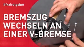 Bremszug an einer VBrake richtig wechseln [upl. by Dulsea66]