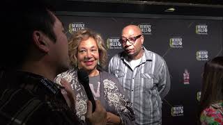 Angela Robinson Witherspoon and Abdul Malik Abbott Carpet Interview at Beverly Hills Film Festival [upl. by Atires]