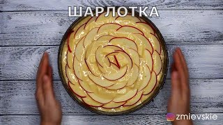 Шарлотка с яблоками в духовке как приготовить рецепт [upl. by Mokas]