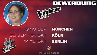 Bewerbe Dich jetzt bei The Voice Kids 🤩🎤👇 [upl. by Cristin880]