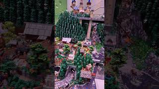 Huge Mountain Layout at legohouse billund lego [upl. by Pippo130]