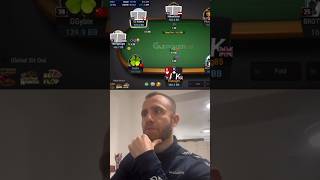 How would you play this hand ggpoker poker pokergames onlinepoker pokergames [upl. by Hellah]