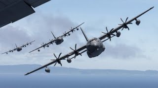 AC130J Aircrew Conduct Live Fire Training [upl. by Ahsieyk]