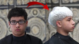 Cómo Conseguir Pelo Blanco Para Hombre ❄️ Tutorial Paso a Paso 2024 [upl. by Baillieu]