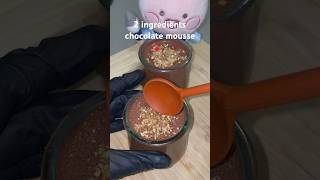 2 Ingredients Mousse au Chocolat 🍫 ChocolateLoversEasyDesserts2IngredientRecipeDessertGoals [upl. by Demeyer]