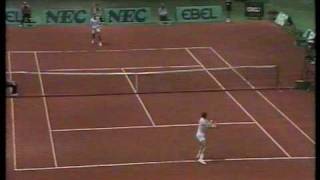 Davis Cup final 1984 Wilander Connors [upl. by Im206]