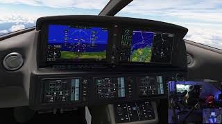 Sardinia to Majorca in Cirrus Vision Jet SF50 in VR [upl. by Yehsa]