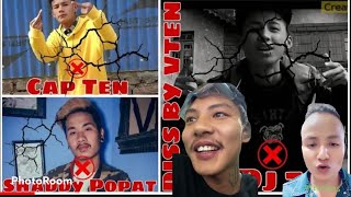 DISS BY VTEN DISS FOR DJ7capten popat reaction video [upl. by Derinna]