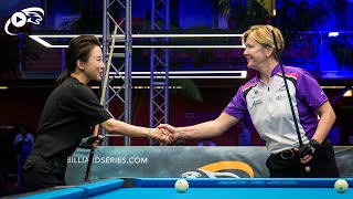 Last 16 ▸ Allison Fisher vs Xiaoting Pan ▸ Predator WPA World 10Ball Womens Championship 2023 [upl. by Aissat649]