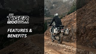 New Tiger 1200 Rally Explorer  Features and Benefits [upl. by Noryahs]