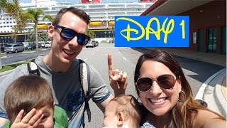 DISNEY CRUISE DAY 1 [upl. by Lombardo]