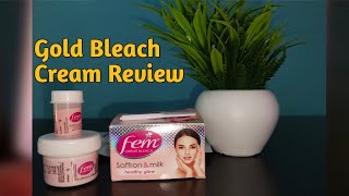 Gold Bleach Cream Review  Fem Cream Bleach Review [upl. by Phaidra]