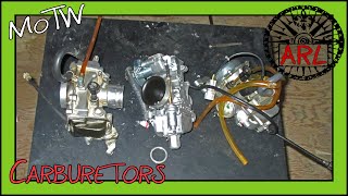 Comparing Custom Carburetors for Dual Sport Motorcycles  KLX250s  MOTW [upl. by Etteval646]