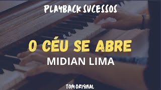 O CÉU SE ABRE  PLAYBACK PIANO C0VER [upl. by Stelmach]