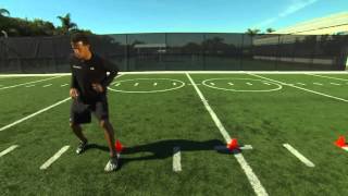 Cone Drills  Footwork Agility amp Acceleration Series  IMG Academy 6 of 6 [upl. by Yenruoj804]