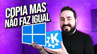 quotKDE Plasma NÃO é Windowsquot e COSMIC do PopOS tomando forma [upl. by Radbourne943]