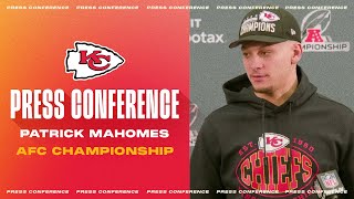 Patrick Mahomes “We always had everything in front of us”  AFC Championship Press Conference [upl. by Wendeline]