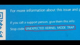 Fix UNEXPECTED KERNEL MODE TRAP Blue Screen BSOD Error On Windows 1110 PC [upl. by Darrel598]