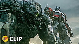 The Final Battle Begins  Transformers Rise of the Beasts 2023 Movie Clip HD 4K [upl. by Enibas]