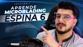 MICROBLADING PASO A PASO TUTORIAL ESPINA 6 Parte 1 de 3 [upl. by Catlaina]