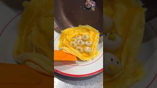 Unique omelette recipe asmr egg food cooking eggrecipe friedegg japan asmr 名古屋グルメ [upl. by Etep]