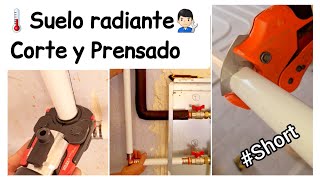 🌡Vídeo 7 de 19👨🏻‍🔧 Prensado y aislante de tubo multicapa para el suelo radiante con Aerotermia [upl. by Dominik868]