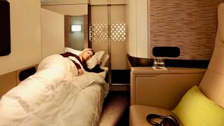 Etihad Airways A380 First Class Apartment  Abu Dhabi to London brilliant flight [upl. by Resay]